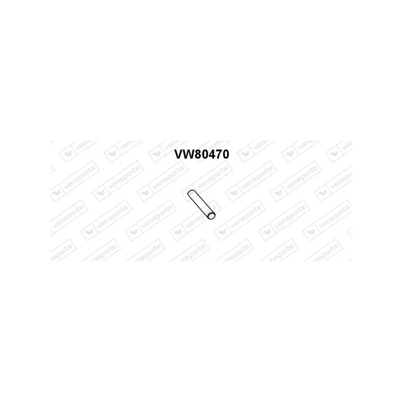 Tuyau d'échappement VENEPORTE VW80470