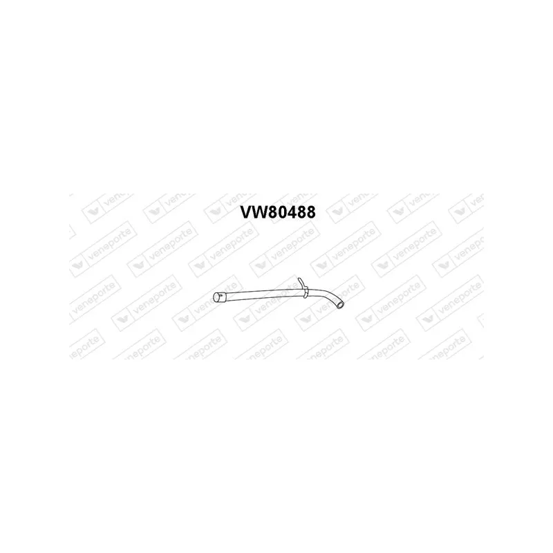 Tuyau d'échappement VENEPORTE VW80488