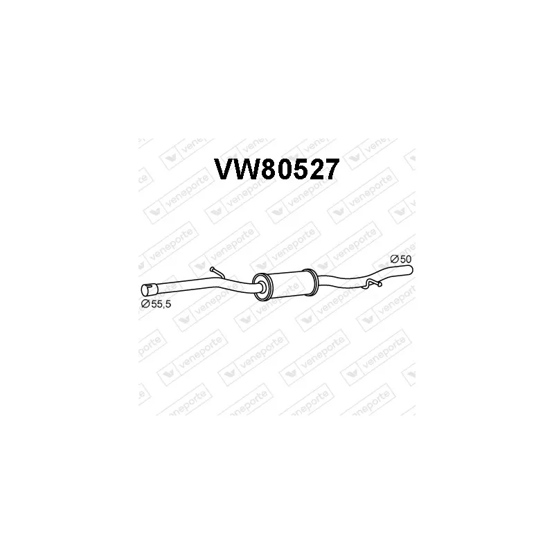 Silencieux central VENEPORTE VW80527