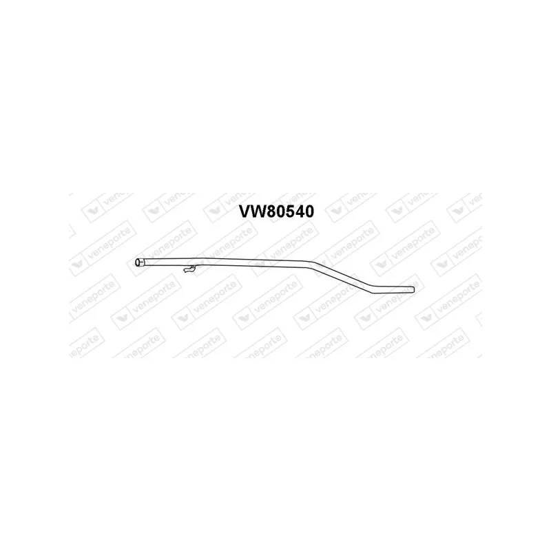 Tuyau d'échappement VENEPORTE VW80540