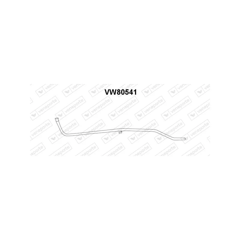 Tuyau d'échappement VENEPORTE VW80541