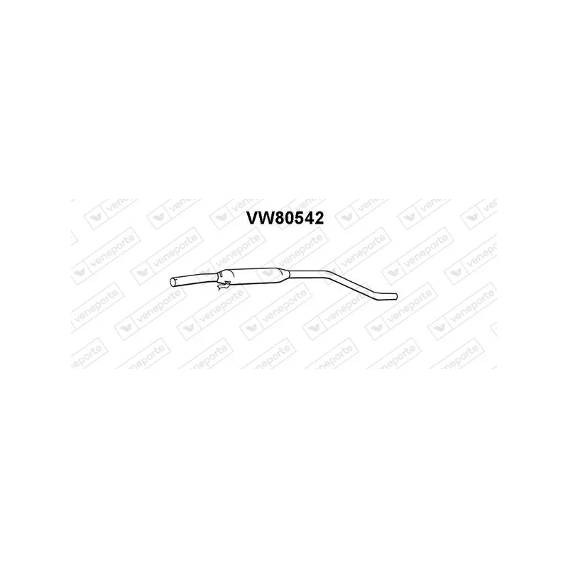 Silencieux central VENEPORTE VW80542