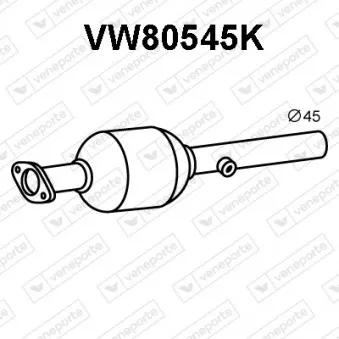 Catalyseur VENEPORTE VW80545K