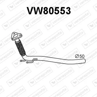 Tuyau d'échappement VENEPORTE VW80553