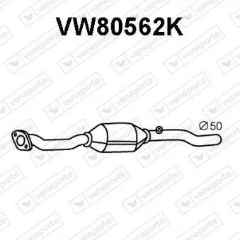 Catalyseur VENEPORTE VW80562K
