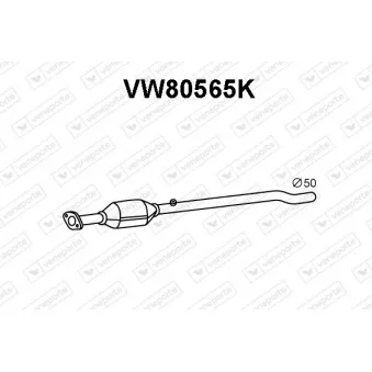 Catalyseur VENEPORTE VW80565K