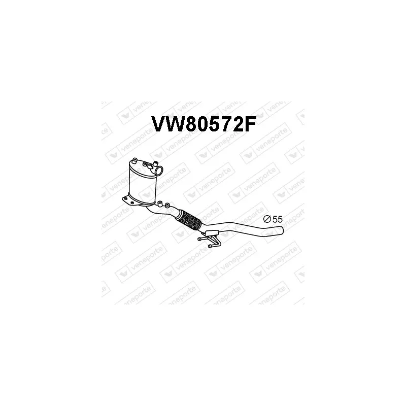 Filtre à particules / à suie, échappement VENEPORTE VW80572F