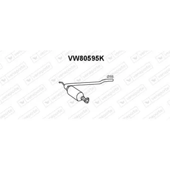 Catalyseur VENEPORTE VW80595K
