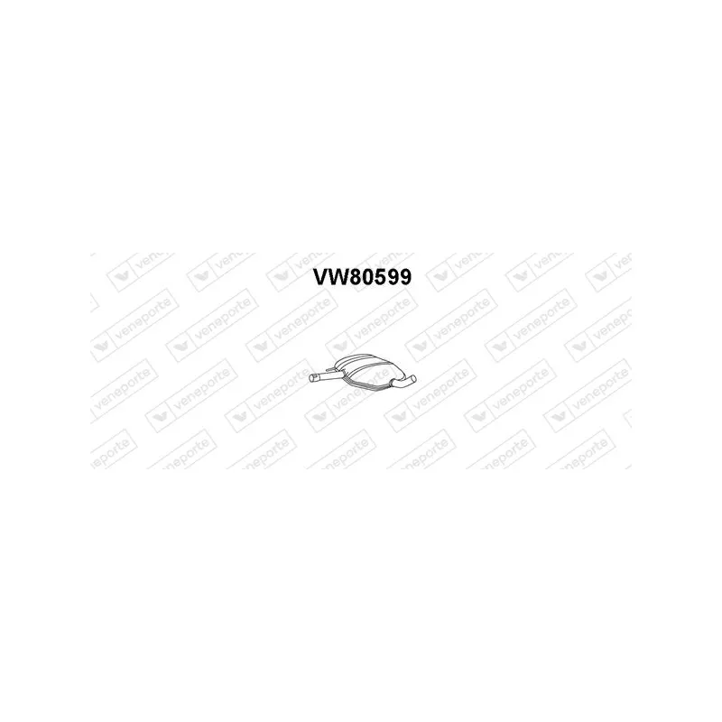 Silencieux central VENEPORTE VW80599
