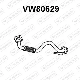 Tuyau d'échappement VENEPORTE VW80629