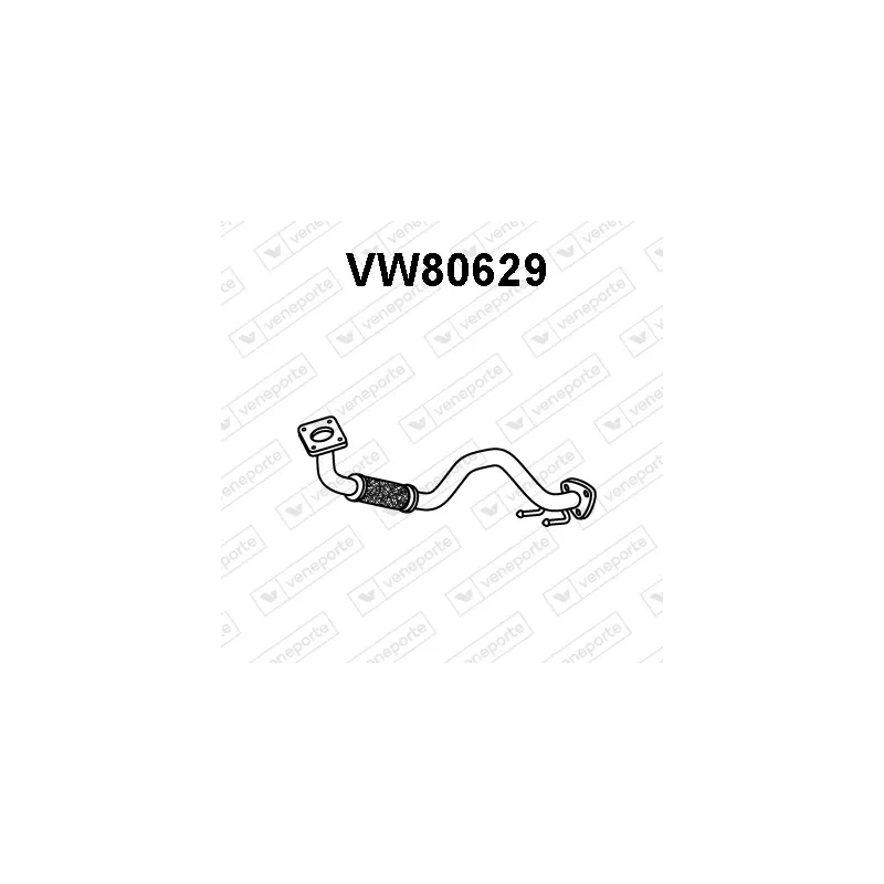 Tuyau d'échappement VENEPORTE VW80629