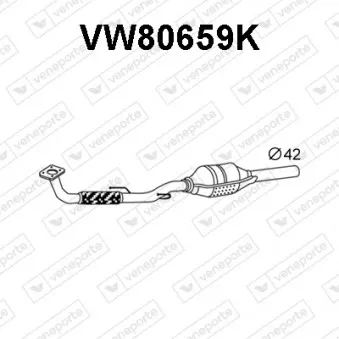 Catalyseur VENEPORTE VW80659K