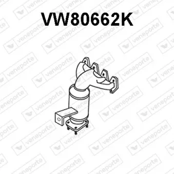 Catalyseur en coude VENEPORTE VW80662K