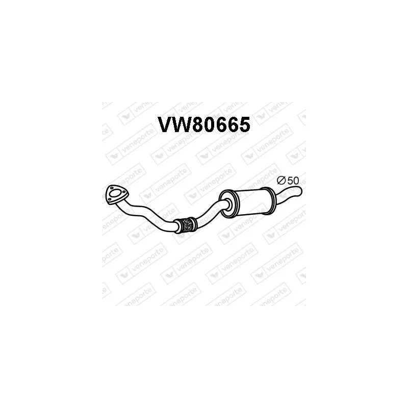 Silencieux avant VENEPORTE VW80665
