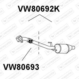Catalyseur VENEPORTE VW80692K