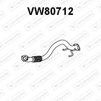Tuyau d'échappement VENEPORTE VW80712