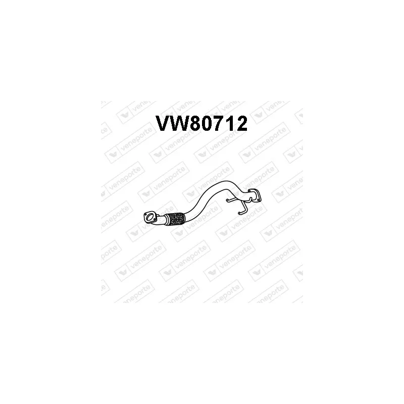 Tuyau d'échappement VENEPORTE VW80712