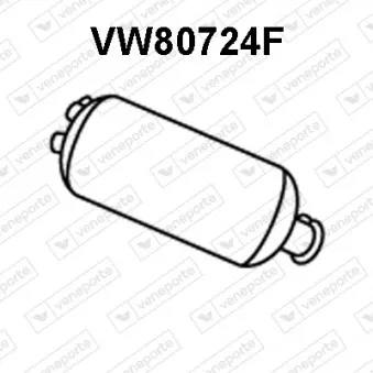 Filtre à particules / à suie, échappement VENEPORTE VW80724F