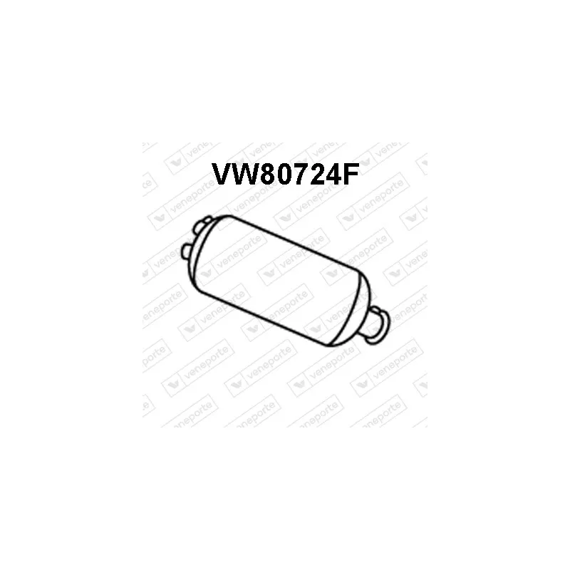 Filtre à particules / à suie, échappement VENEPORTE VW80724F