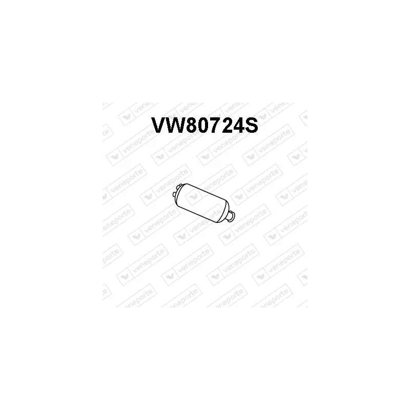 Filtre à particules / à suie, échappement VENEPORTE VW80724S