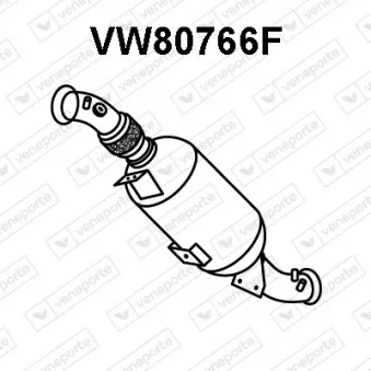 Filtre à particules / à suie, échappement VENEPORTE VW80766F