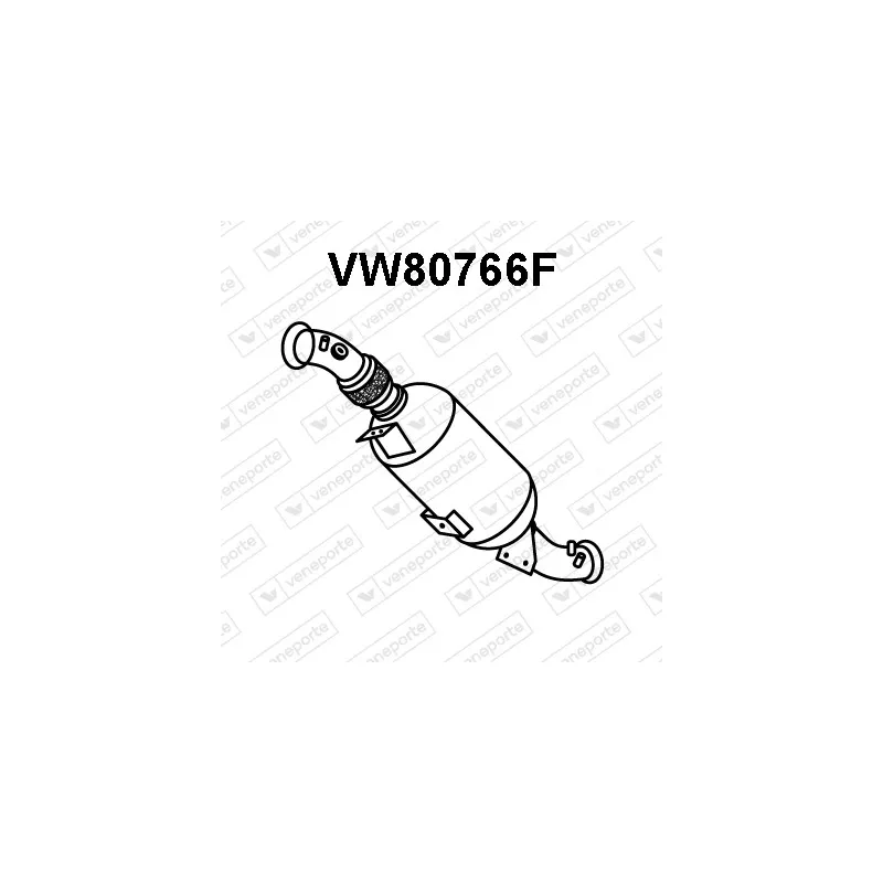 Filtre à particules / à suie, échappement VENEPORTE VW80766F