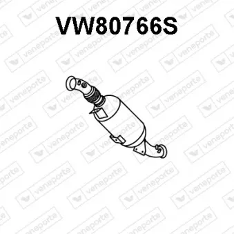 Filtre à particules / à suie, échappement VENEPORTE VW80766S