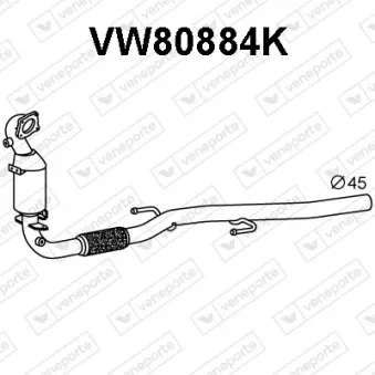 Catalyseur VENEPORTE VW80884K