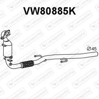 Catalyseur VENEPORTE VW80885K