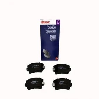 Jeu de 4 plaquettes de frein avant KLAXCAR FRANCE 24802z