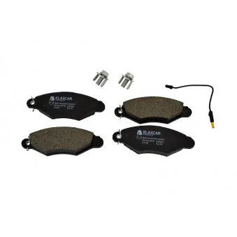 Jeu de 4 plaquettes de frein avant KLAXCAR FRANCE 24829z