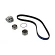 Pompe à eau + kit de courroie de distribution KLAXCAR FRANCE 40520z - Visuel 1