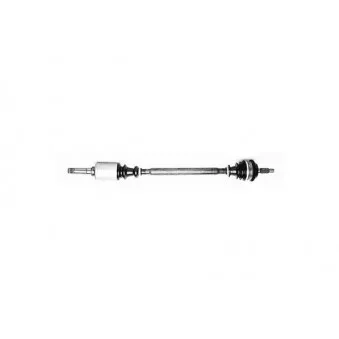 Arbre de transmission avant droit DA SILVA 336AT