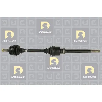 Arbre de transmission avant droit DA SILVA 3700AT
