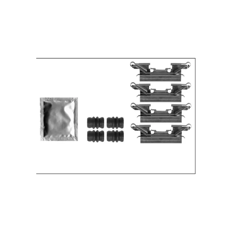 Kit d'accessoires, plaquette de frein à disque MINTEX MBA0002