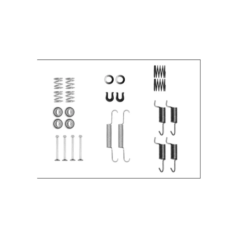 Kit d'accessoires, mâchoires de frein de stationnement MINTEX MBA10