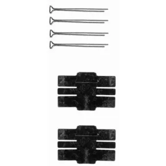 Kit d'accessoires, plaquette de frein à disque MINTEX MBA1036