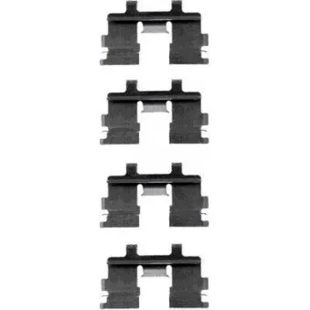 Kit d'accessoires, plaquette de frein à disque MINTEX MBA1064
