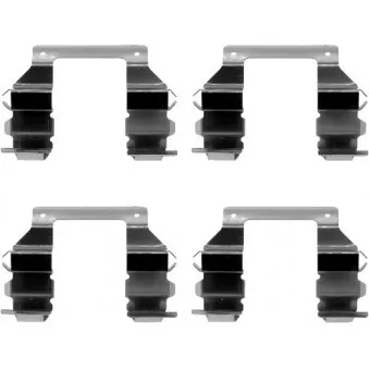 Kit d'accessoires, plaquette de frein à disque MINTEX MBA1103