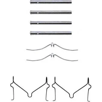 Kit d'accessoires, plaquette de frein à disque MINTEX MBA1126