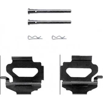 Kit d'accessoires, plaquette de frein à disque MINTEX MBA1140