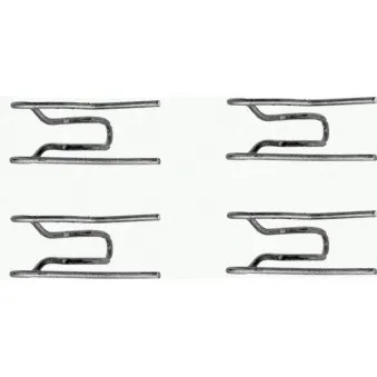 Kit d'accessoires, plaquette de frein à disque MINTEX MBA1152