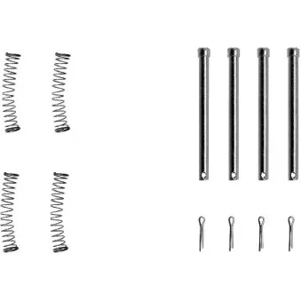 Kit d'accessoires, plaquette de frein à disque MINTEX MBA1177