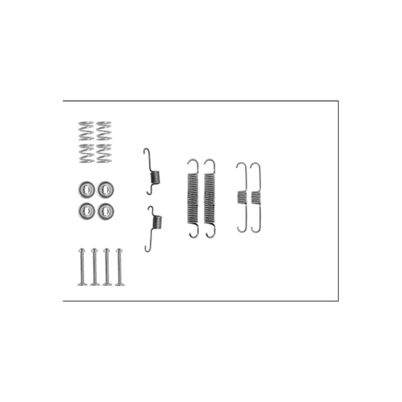 Kit d'accessoires, mâchoire de frein MINTEX MBA12