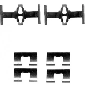 Kit d'accessoires, plaquette de frein à disque MINTEX MBA1203