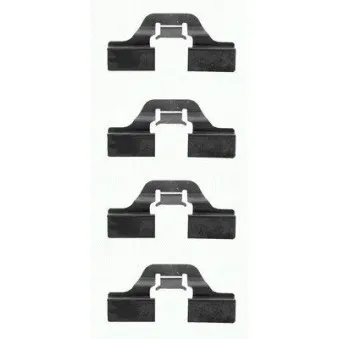 Kit d'accessoires, plaquette de frein à disque MINTEX MBA1211