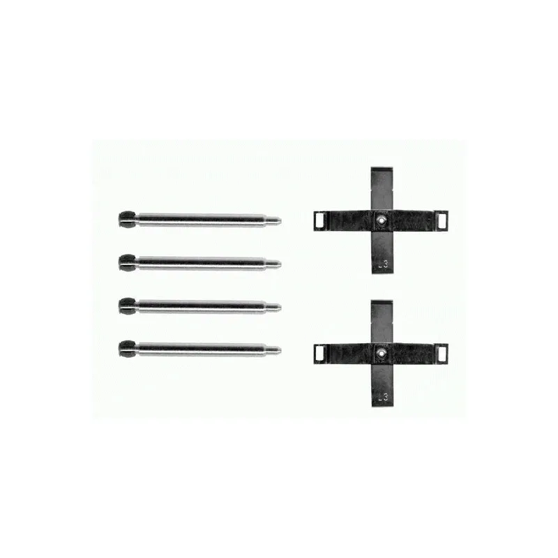 Kit d'accessoires, plaquette de frein à disque MINTEX MBA1271
