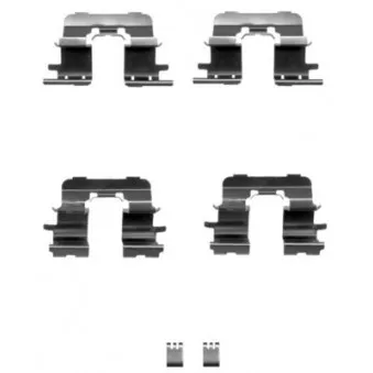 Kit d'accessoires, plaquette de frein à disque MINTEX MBA1290