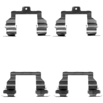 Kit d'accessoires, plaquette de frein à disque MINTEX MBA1291
