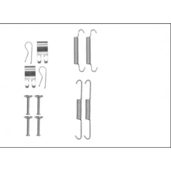Kit d'accessoires, mâchoires de frein de stationnement MINTEX MBA13